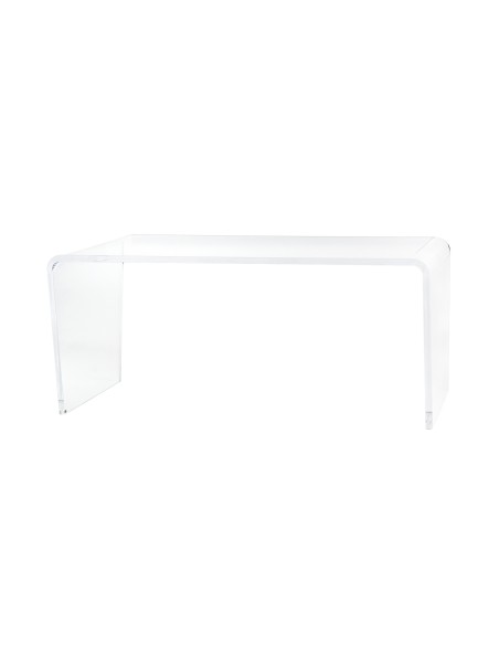 Vesta Home - Tavolino Rettangolare Crystal·trasparente·83 X 50 X 36,5 H Th. 15 Mm