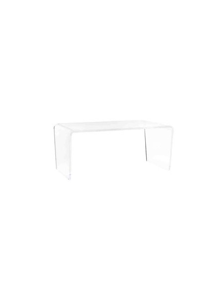 Vesta Home - Tavolino Rettangolare Crystal·trasparente·83 X 50 X 36,5 H Th. 15 Mm