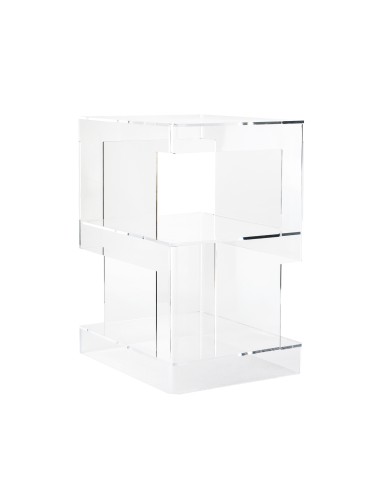 Vesta Home - 432 Collection Comodino·trasparente·42,5 X 34 X 56 H Th. 5 Mm