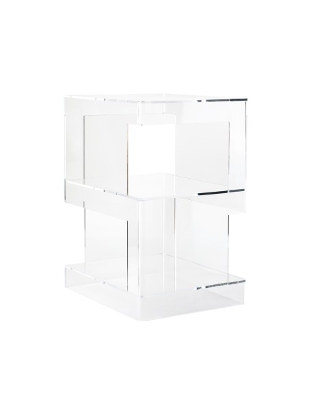 Vesta Home - 432 Collection Comodino·trasparente·42,5 X 34 X 56 H Th. 5 Mm