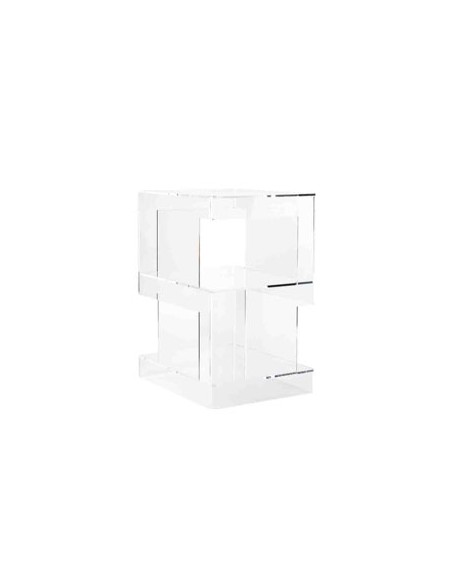 Vesta Home - 432 Collection Comodino·trasparente·42,5 X 34 X 56 H Th. 5 Mm