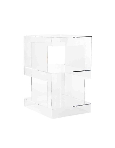 Vesta Home - 432 Collection Comodino·trasparente·42,5 X 34 X 56 H Th. 5 Mm