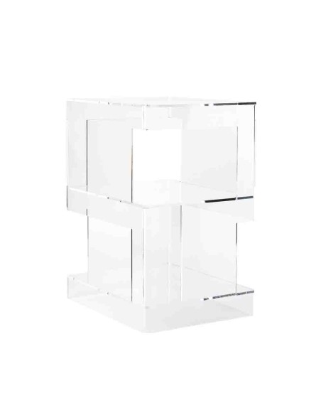 Vesta Home - 432 Collection Comodino·trasparente·42,5 X 34 X 56 H Th. 5 Mm
