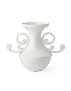 VASO ANFORA PORCELLANA 49X40CM(H) BIANCO