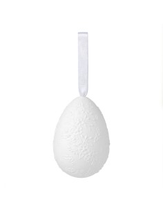 UOVO PORC.BIANCA BISCUIT APP.8CM RILIEVO