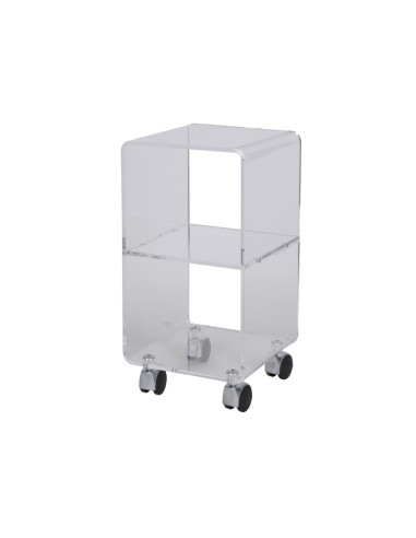 Vesta Home - Carrello Vega Multy Xs·trasparente·25 X 25 X 48 H Th. 8 Mm