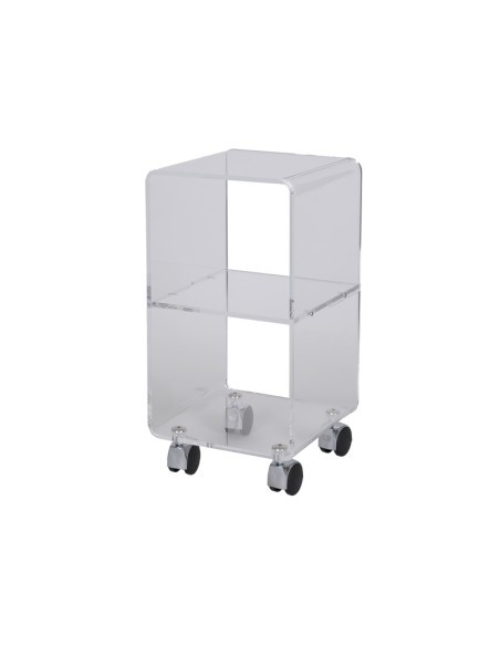 Vesta Home - Carrello Vega Multy Xs·trasparente·25 X 25 X 48 H Th. 8 Mm