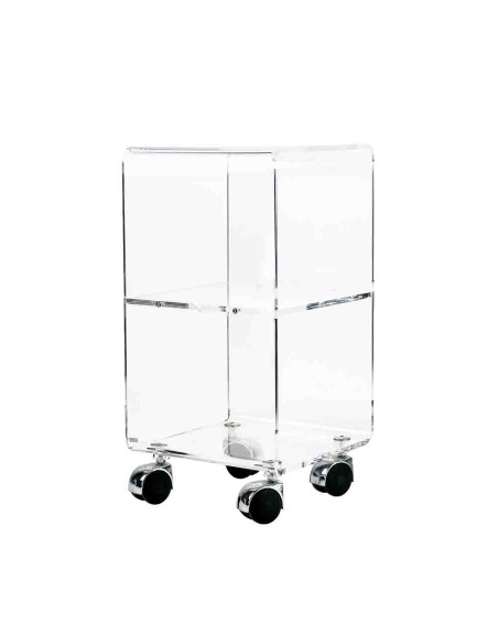 Vesta Home - Carrello Vega Multy Xs·trasparente·25 X 25 X 48 H Th. 8 Mm