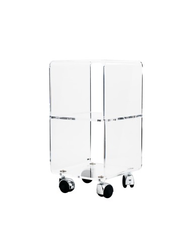 Vesta Home - Carrello Vega Multy Xs·trasparente·25 X 25 X 48 H Th. 8 Mm