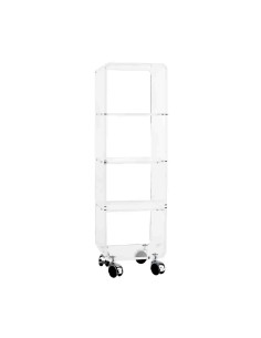 Vesta Home - Carrello Multy S·trasparente·25 X 25 X 84,8 H Th. 8 Mm 2