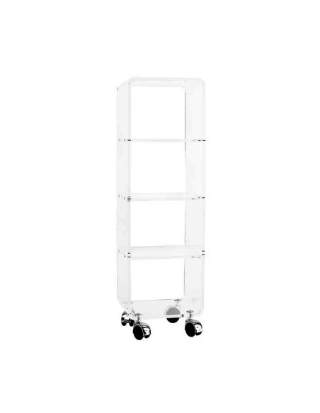 Vesta Home - Carrello Multy S·trasparente·25 X 25 X 84,8 H Th. 8 Mm