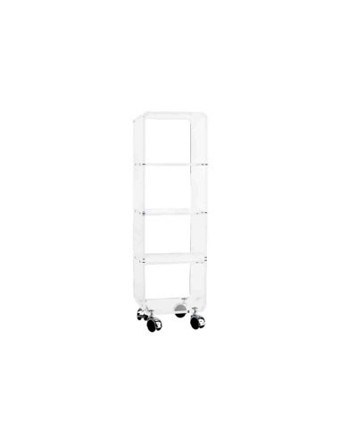 Vesta Home - Carrello Multy S·trasparente·25 X 25 X 84,8 H Th. 8 Mm