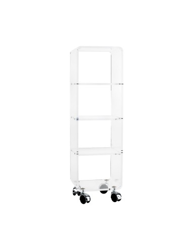 Vesta Home - Carrello Multy S·trasparente·25 X 25 X 84,8 H Th. 8 Mm