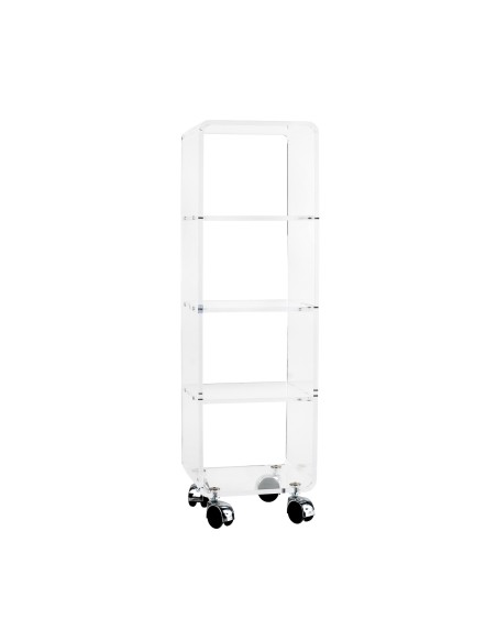Vesta Home - Carrello Multy S·trasparente·25 X 25 X 84,8 H Th. 8 Mm