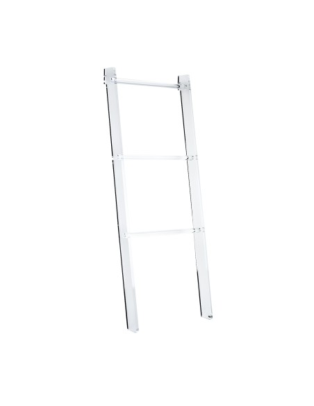 Vesta Home - Scaletta Piccola Up & Down·trasparente·37 X 8 X 100 H Th. Structure 15 Mm Th. Bar 10 Mm