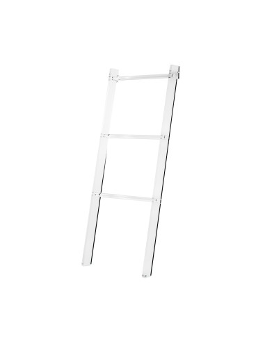 Vesta Home - Scaletta Piccola Up & Down·trasparente·37 X 8 X 100 H Th. Structure 15 Mm Th. Bar 10 Mm