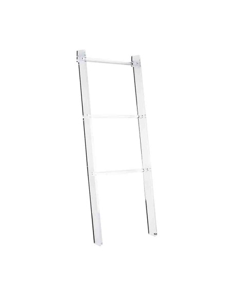 Vesta Home - Scaletta Piccola Up & Down·trasparente·37 X 8 X 100 H Th. Structure 15 Mm Th. Bar 10 Mm