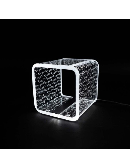 Vesta Home - Lampada da Tavolo Piccola Solid·tits&butts·14,5 X 14,5 X 14,5 H Th. 10 Mm