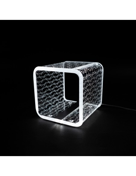 Vesta Home - Lampada da Tavolo Piccola Solid·tits&butts·14,5 X 14,5 X 14,5 H Th. 10 Mm