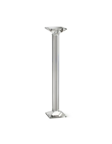 PORTACANDELA CRISTALLO COLONNA 58CM