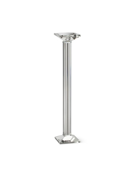 PORTACANDELA CRISTALLO COLONNA 58CM