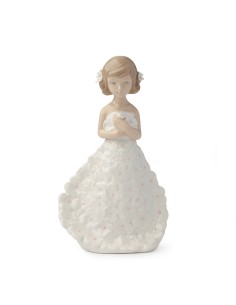 Hervit Royal Class - Fiorella Porcellana 19 cm Bianca