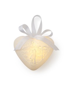 CUORE PORC.BIANCA BISCUIT LOVE 10CM