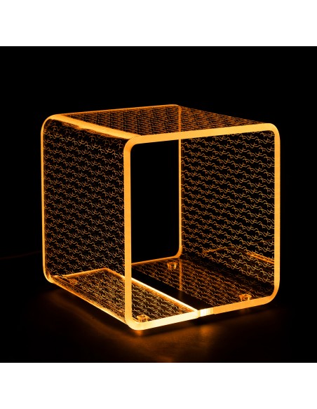 Vesta Home - Lampada Solid Large Rgb Full Spectrum·tits&butts·37,5 X 37,5 X 37,5 H Th. 10 Mm