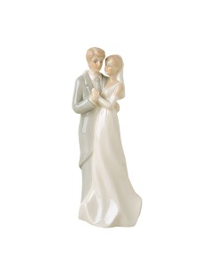 Hervit Royal Class - Coppia Sposi Danzanti Porcellana 18 cm