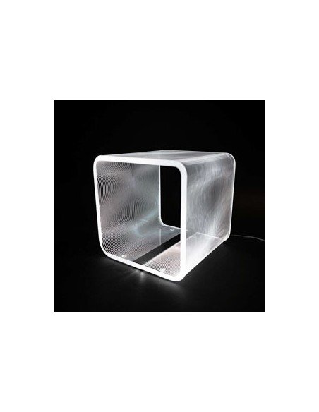 Vesta Home - Lampada da Tavolo Piccola Solid·flots·14,5 X 14,5 X 14,5 H Th. 10 Mm