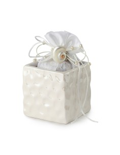 CONT.CUBO PORC.BIANCO PERLATO 9X9X9CM