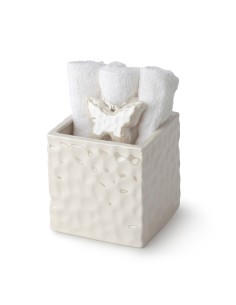 CONT.CUBO PORC.BIANCO PERLATO 12X12X12CM