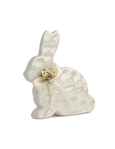 CONIGLIO PORCELLANA FLAT BIANCO 13CM