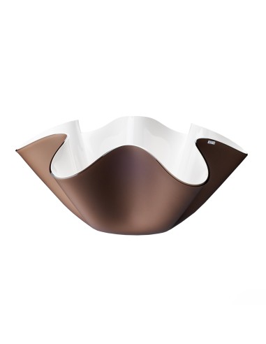 Vesta Home - Portavino Grandesoft Soft·marrone Monosatinato·ø48,5 X 20 H Th. 5 Mm