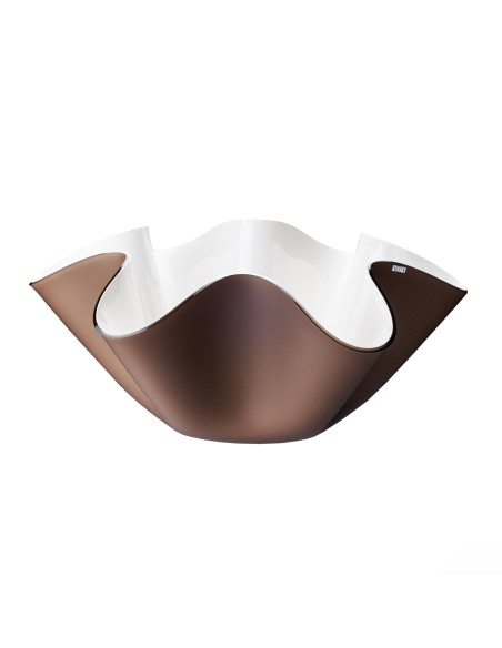 Vesta Home - Portavino Grandesoft Soft·marrone Monosatinato·ø48,5 X 20 H Th. 5 Mm