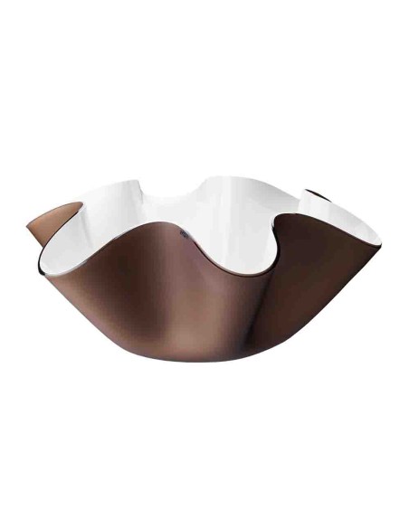 Vesta Home - Portavino Grandesoft Soft·marrone Monosatinato·ø48,5 X 20 H Th. 5 Mm