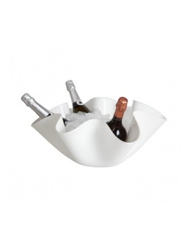 Vesta Home - Portavino Grandesoft Soft·bianco Monosatinato·ø48,5 X 20 H Th. 5 Mm