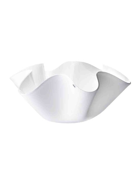 Vesta Home - Portavino Grandesoft Soft·bianco Monosatinato·ø48,5 X 20 H Th. 5 Mm
