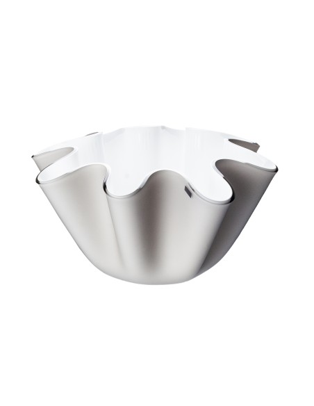 Vesta Home - Portavaso / Contenitore Soft·tortora Monosatinato·ø28 X 16 H Th. 5 Mm