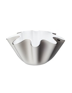 Vesta Home - Portavaso / Contenitore Soft·tortora Monosatinato·ø28 X 16 H Th. 5 Mm 2