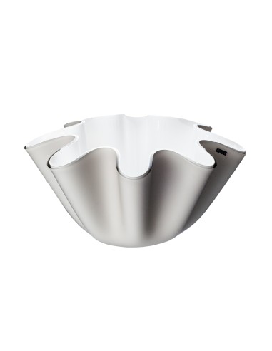 Vesta Home - Portavaso / Contenitore Soft·tortora Monosatinato·ø28 X 16 H Th. 5 Mm