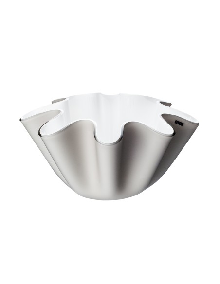 Vesta Home - Portavaso / Contenitore Soft·tortora Monosatinato·ø28 X 16 H Th. 5 Mm