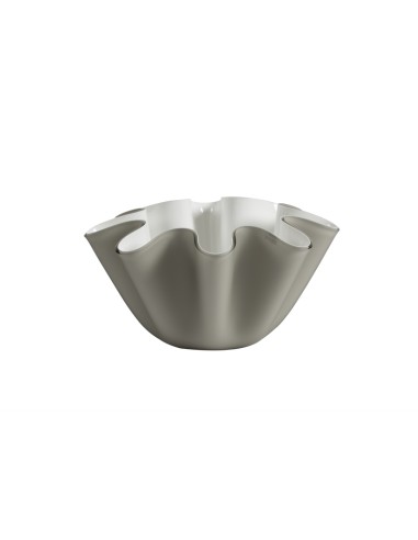 Vesta Home - Portavaso / Contenitore Soft·tortora Monosatinato·ø28 X 16 H Th. 5 Mm