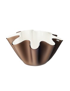 Vesta Home - Portavaso / Contenitore Soft·marrone Monosatinato·ø28 X 16 H Th. 5 Mm