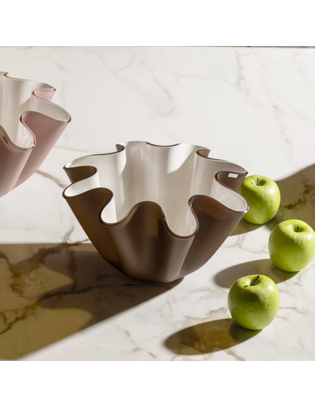 Vesta Home - Portavaso / Contenitore Soft·marrone Monosatinato·ø28 X 16 H Th. 5 Mm