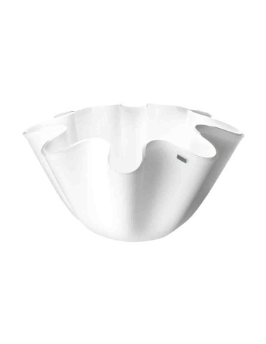 Vesta Home - Portavaso / Contenitore Soft·bianco Monosatinato·ø28 X 16 H Th. 5 Mm