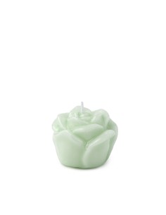 BOX 6 CANDELE ROSA DIA.4,5CM VERDE LACC.