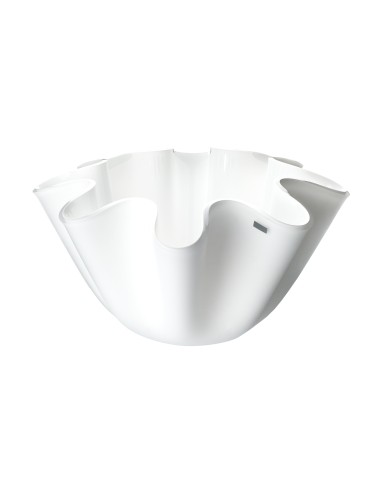 Vesta Home - Portavaso / Contenitore Soft·bianco Monosatinato·ø28 X 16 H Th. 5 Mm