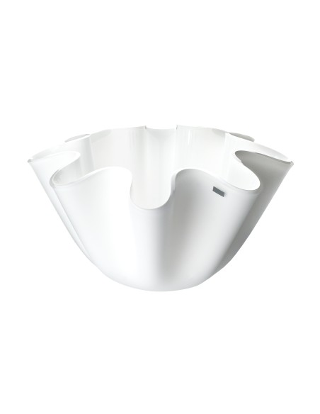 Vesta Home - Portavaso / Contenitore Soft·bianco Monosatinato·ø28 X 16 H Th. 5 Mm