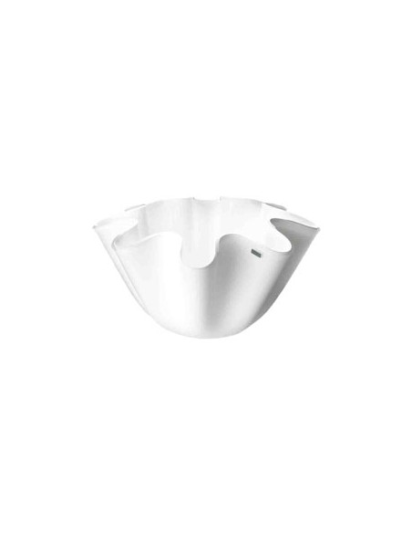 Vesta Home - Portavaso / Contenitore Soft·bianco Monosatinato·ø28 X 16 H Th. 5 Mm
